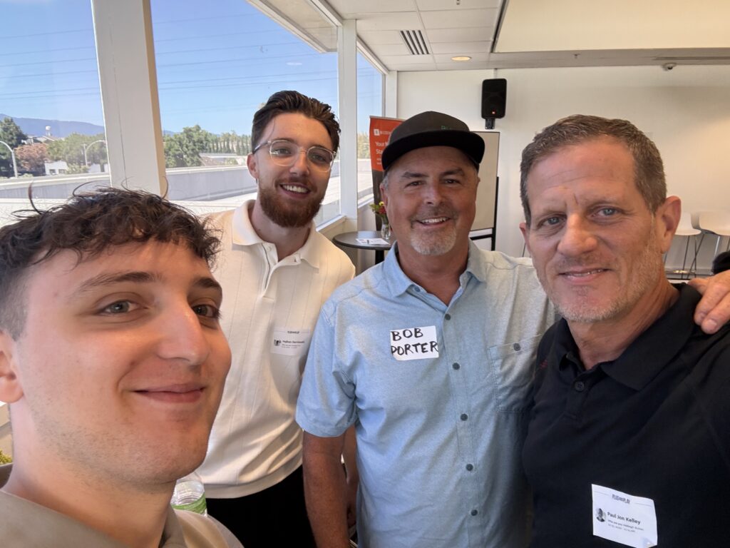 Our team with Paul Jon Kelley at the CABB Silicon Valley Chapter Lunch in Sunnyvale